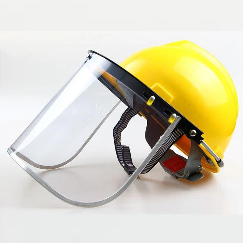 HOT SALE China protector making machine industrial construction face shield safety helmet with visor