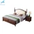Hot Sale Creative Style Practical Walnut Color Furniture Home Double Solid Wood Bed