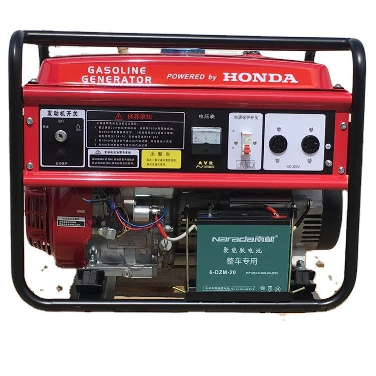 Hot sale factory direct price small  gasoline generator 6.25kva  5kw