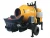 Import HOT sale low price mini trailer concrete pump with boom,widely used concrete mixer truck with pump from China