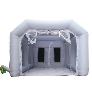 Hot sale mobile inflatable spray booth portable inflatable paint booth for car maintaining