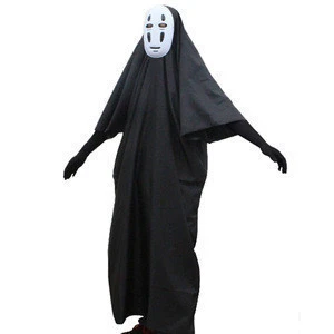 Buy Hot Sale Movie Spirited Away The Mystery No Face Male Cosplay Costumes  Adult Anime Costume With Mask from Zhejiang Tongle Textile Co., Ltd., China  