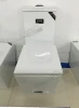 hot sale one piece square shape high toilet bowl with bidet