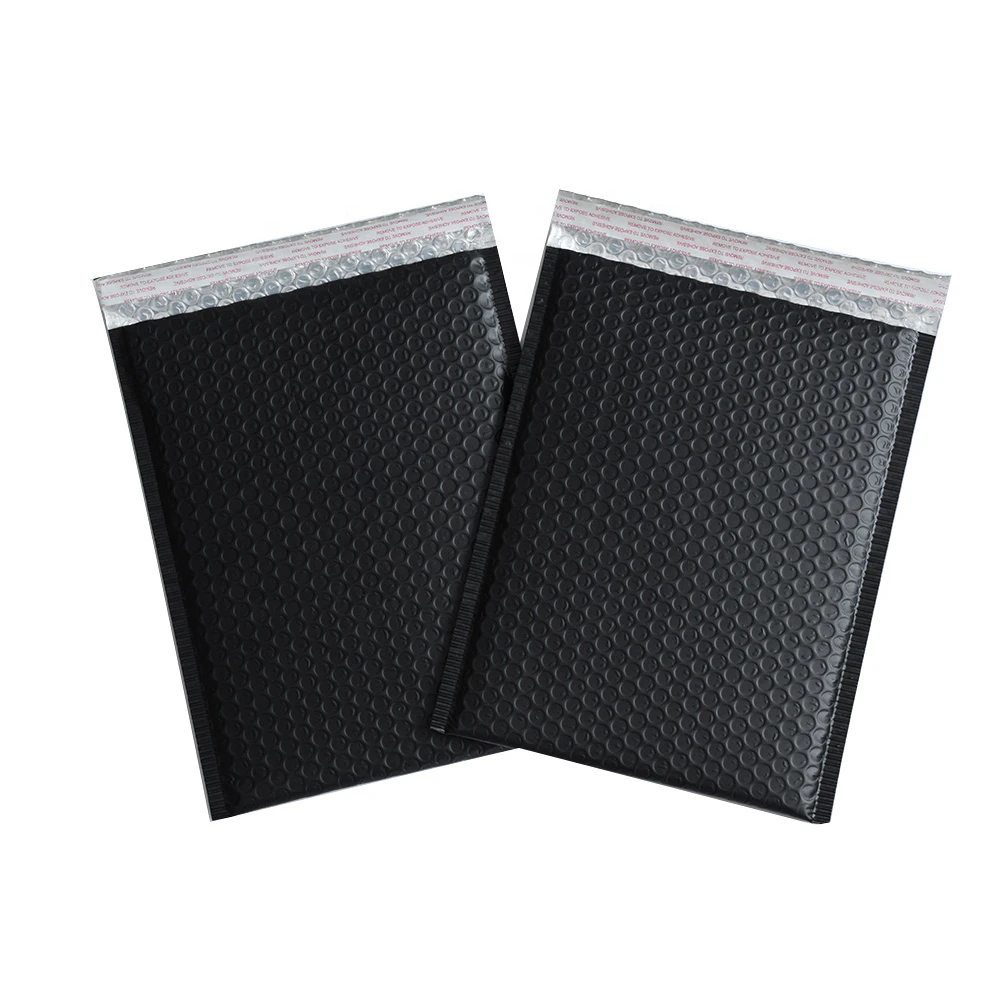 Hot sale premium Co-extruded custom black poly bubble mailers/plastic mail bags/padded envelopes  shipping suppliers
