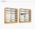 Import Hot sale school furniture double face steel book shelf for library from China