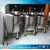 hot sale stainless steel 304/316L storage tanks with agitator, handle and wheels