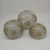 Hot sales hand blown glass lamp set of 3 pinecone  pattern sticker   glass  ball light