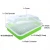 Import Hot Sales High Quality Home DIY Green Hydroponics Bean Sprouting Microgreens Seed Trays With Lid from China