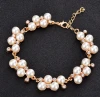 Hot sales women statement handmade imitation pearl Bracelet and necklace