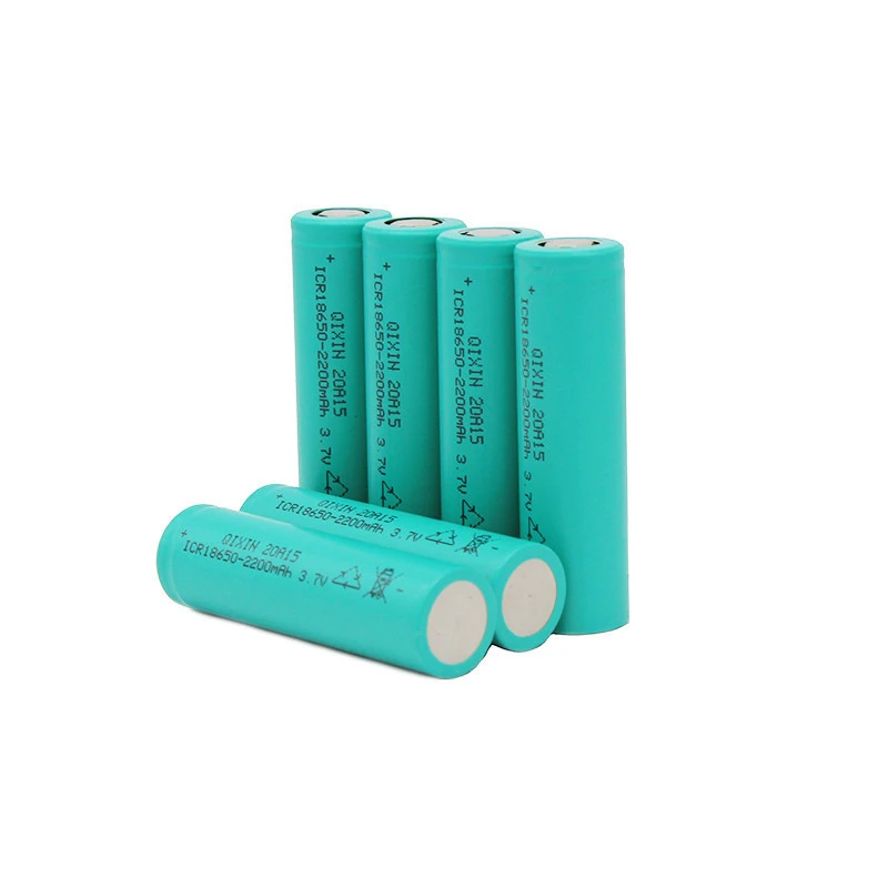 Hot seeling rechargeable lithium  ion 18650 3.7v cells 2200mah lithium ion battery