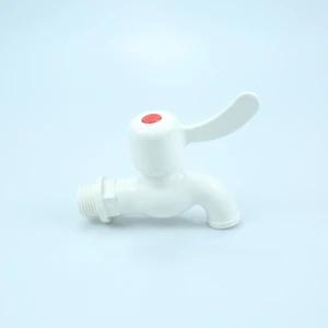 Hot sell and high quality plastic water taps PVC bibcock single handle faucet for wash machine