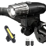 Hot Sell LED Bicycle Lamp Quick Release Front Headlight and Tail Back Light Bright Bike Light Waterproof Kit bicycle light