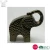 Import hot seller table ceramic silver elephant with dimple design figurine for home and garden decoration from China
