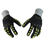 Hot selling cheap leather heat cold resistant mechanic safety men work gloves made in china