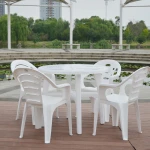 Hot selling cheap products custom made small round cheap outdoor plastic tables