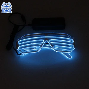 Hot Selling EL shutters Luminous Eyewear For Events And Party Supplies
