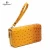 Import hot selling Fashion design Lady Woman Ostrich Croc Double Zip Around Wallet Wristlet from China