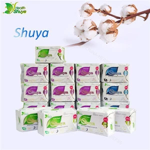 Hot Selling Herbal Women Product Free Sample ShuYa Sanitary Pad Organic