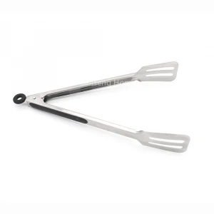 Hot selling high quality food grade kitchen tools 430 Stainless steel BBQ tongs
