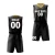 Import Hot Selling Men Fashionable Black Custom Design printed sublimated Basketball Uniform for sportswear from China