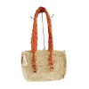 Hot Selling Product Straw Shoulder Raffia Tote Bag Women Straw Crossbody Bucket Bag