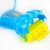 Import hot selling summer set 3 in 1 lighting plastic water toy gun with spraying helmet gloves from China