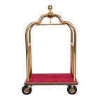 Hotel Vintage Concierge Birdcage Trolley Luggage Cart