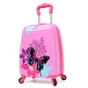 Hotselling Children School Luggage 14 16 inch ABS PC Cute All Print Wheeled Backpack Trolley Bags Kids Suitcase