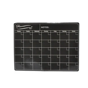 Household Writing Board Magnetic Chalk Board Fridge Calendar Stickers Removable Ferrous Blackboard