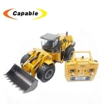 Huina toys 1583 1/14 10CH Alloy RC Bulldozer Truck with Front Loader Engineering Construction Car Vehicle remote control toy