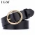Import IGM Brand new arrival leisure textured pu leather men fashion belt with cheap price from China