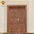 Import Imitate copper wrought iron entry door HL-9119 from China