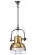 Import indoor droplight pendant lighting and chandelier brass metal cage scandinavian lamp glass hanging lights from China