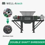 Industrial Car Body Scrap Tire Shredding Machine Domestic Waste Double Shaft Shredder