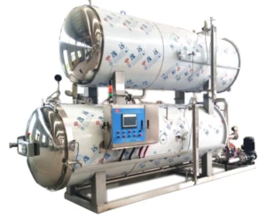 Industrial spray  water immersion Food Autoclave  Retort Sterilizer For Canned Food