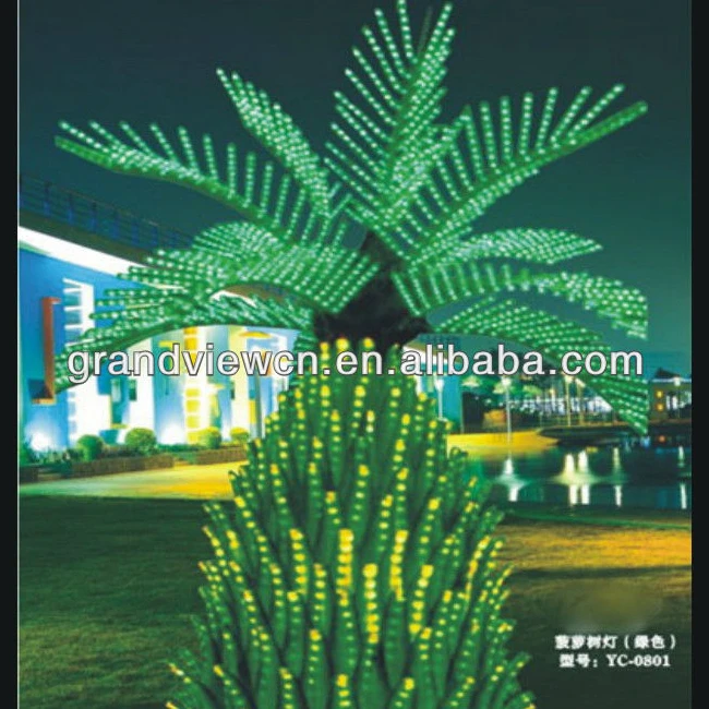 IP65 Outdoor RGB 24V LED coconut palm tree Light