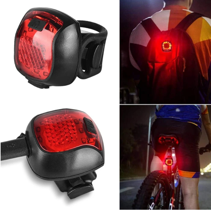 IP65 waterproof usb rechargeable bike light bicycle tail light