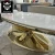 Import Italy Minimalist Fashion Office Oval Natural Marble Top Special Shaped Coffee Table Luxury Center Table from China