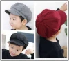 Ivy20025H Autumn winter Korean style kids boy and girl corduroy hats peaked caps
