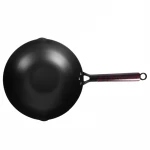 Japanese High Quality cast  iron chinese wok with lid non-toxic IH induction gas fry pan Skillets