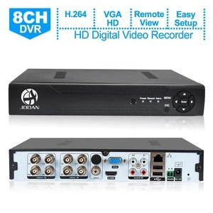 JOOAN High quality 8 Channel 1080N Hybrid 5 in 1 AHD DVR CCTV H.264 AHD DVR