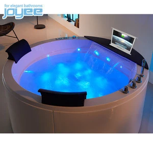 JOYEE Good quality new model round freestanding drop-in bathtubs &amp; whirlpools With Quality Assurance