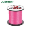Justron Wholesale 4strands 100m 300m 500m Japan Fishing Line Material Super Pe High Strength Fishing Cord Anti-biting Line
