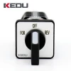 KEDU ZH-A 400V 10A Black Screw Type FOR-OFF-REV Rotary Cam Switch With UL TUV CE 3 Floor Cam Starter Switch