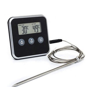 KH-TH005 Kitchen Count Up/Down Timer Meat Hot Selling Digital Household Thermometer with Backlight Magnet