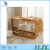 Import Kids bed room set solid pine wood baby crib with storage drawers in natural wood color from China