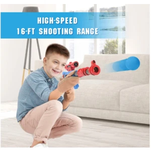 kids foam ball popper air toy guns with standing shooting target Shooting Game Toy  for kids