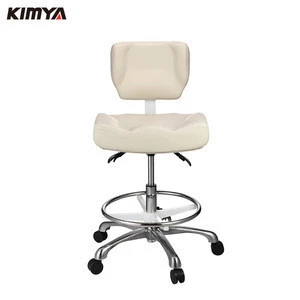 Kimya popular Pu leather tyling barber chair set salon master stools for sale