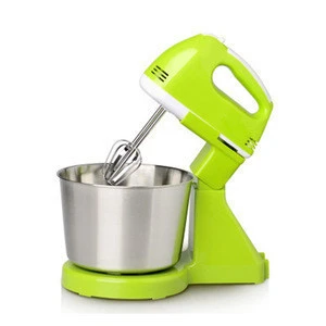 kitchen appliances 2L stand hand electric bakery machine processor food mixer with stainless steel bowl