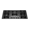 Kitchen Equipments For Home Glass Built In 4 burners Gas Hob Stove